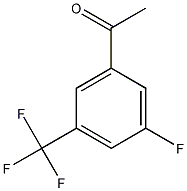 3'-氟-5'-(三氟甲基)苯乙酮结构式
