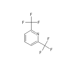 2,6-双(三氟甲基)吡啶结构式