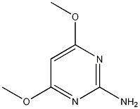 2-氨基-4,6-二甲氧基嘧啶结构式