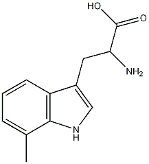 7-甲基-DL-色氨酸结构式