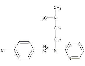 氯吡拉敏结构式
