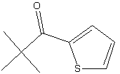 2-(三甲基乙酰基)噻吩结构式