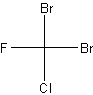 氯二溴氟甲烷结构式