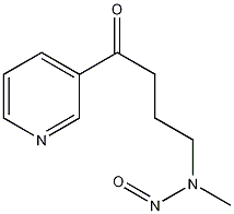 4-N-亚硝基甲基氨-1-吡啶基丁酮结构式