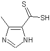 4-甲基咪唑-5-二硫羧酸结构式