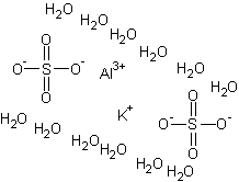 Potassium aluminum  sulfate dodecahydrate