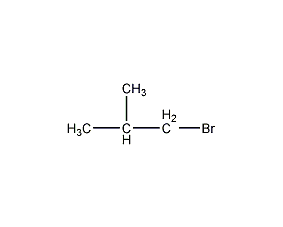 1-溴-2-甲基丙烷结构式