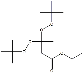 3,3-二(叔丁基过氧)丁酸乙酯结构式