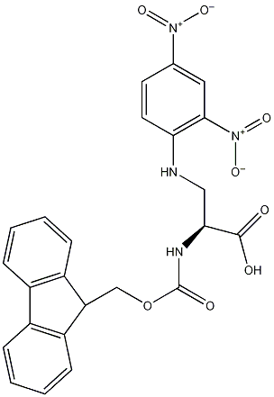 FMOC-Dap(Dnp)-OH结构式