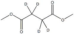 琥珀酸二甲酯-2,2,3,3-d4结构式