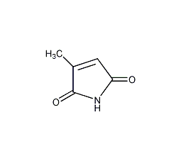 3-甲基吡咯-2,5-二酮结构式