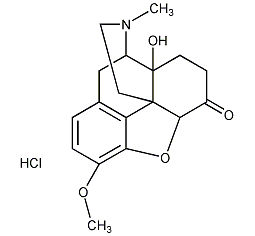 盐酸羟可待酮结构式