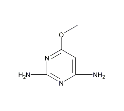 2,6-二氨基-4-甲氧基嘧啶结构式
