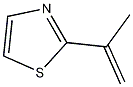 2-异丙烯基噻唑结构式