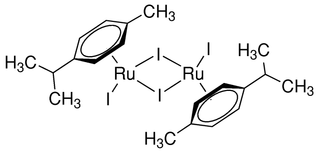 二-μ-碘双(对伞花烃)碘化钌结构式