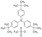 三(4-叔丁基苯基)硫三氟结构式