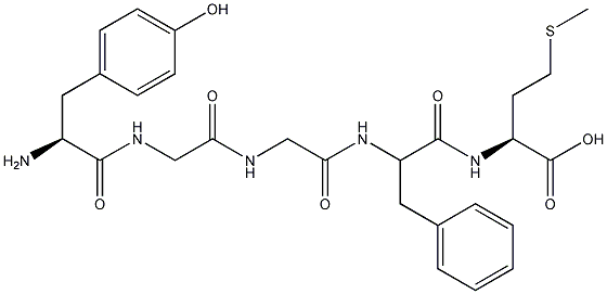 蛋氨酸-脑啡呔结构式