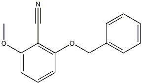 2-苄氧基-6-甲氧基苯并腈结构式