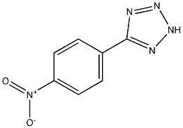 5-(4-硝基苯基)-1H-四唑结构式