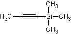 1-三甲基甲硅烷基-1-丙炔结构式