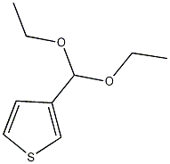 噻吩-3-甲醛乙缩醛二乙醇结构式
