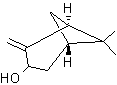 6,6-二甲基-2-亚甲基二环[3.1.1]-3-庚醇结构式