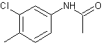 3-氯-4-甲基乙酰苯胺结构式