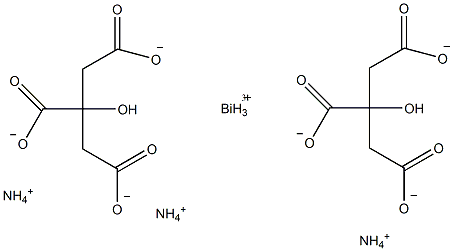 柠檬酸铋铵结构式