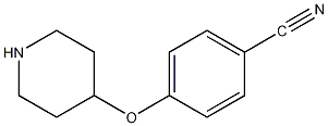 4-哌啶-4-氧基苄腈结构式