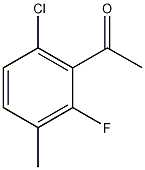 6'-氯-2'-氟-3'-甲基苯乙酮结构式