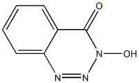 3,4-二氢-3-羟基-4-氧代-1,2,3-苯并三嗪结构式
