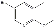 5-溴-2-甲氧基-3-甲基吡啶结构式