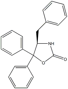 (R)-(+)-5,5-二苯基-4-苯甲基-2-噁唑烷酮结构式