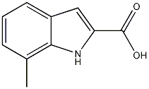 7-甲基吲哚-2-羧酸结构式