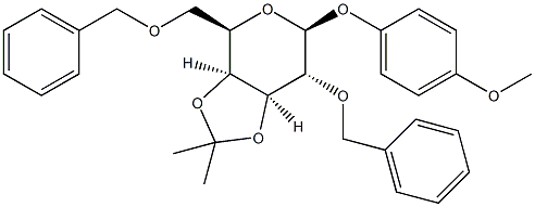 4-Methoxyphenyl 2,6-Di-O-benzyl-3,4-O-isopropylidene-β-D-galactopyranoside