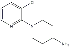 4-氨基-1-(3-氯-2-吡啶基)哌啶结构式