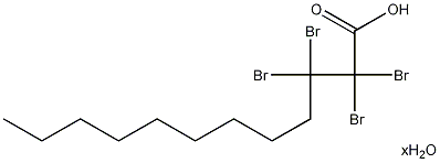 四溴氢金(III)水合物结构式