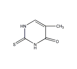 4-羟基-2-巯基-5-甲基嘧啶结构式