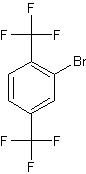 2,5-双(三氟甲基)溴苯结构式