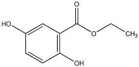 2,5-二羟基苯酸乙酯结构式