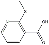 2-甲硫基烟酸结构式