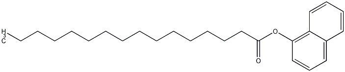 棕榈酸α-萘酯结构式