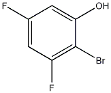 2-溴-3,5-二氟苯酚结构式