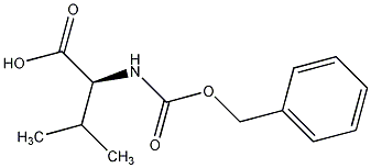 N-苄氧羰基-L-缬氨酸结构式