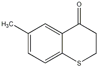 6-甲基硫代苯并二氢吡喃-4-酮结构式