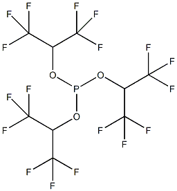 三(1,1,1,3,3,3-六氟-2-丙基)亚磷酸结构式