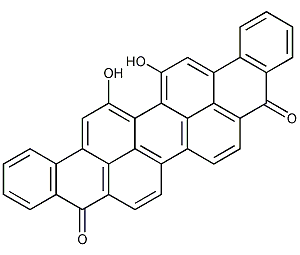 16,17-二羟基蒽酮紫结构式