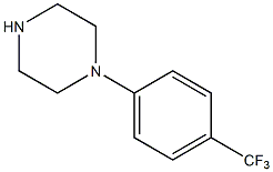 1-(4-三氟甲基苯基)哌嗪结构式