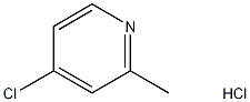4-氯-2-甲基吡啶盐酸盐结构式