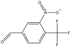 3-硝基-4-(三氟甲基)苯甲醛结构式